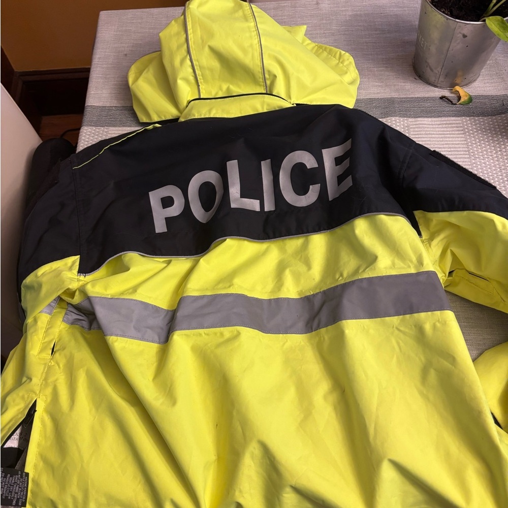 Spiewak Black Jacket with Reflective Accents